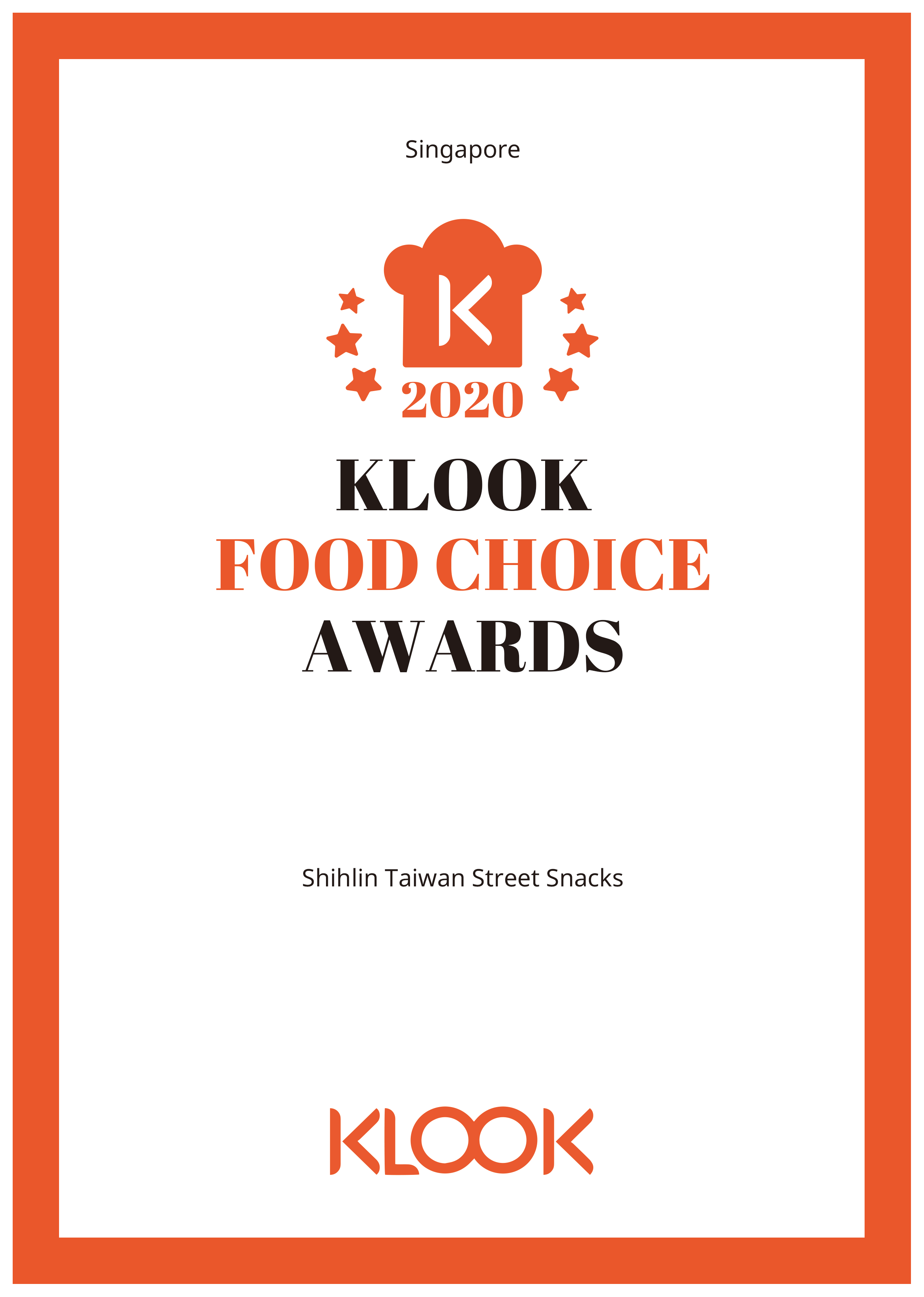 Klook Food Choice